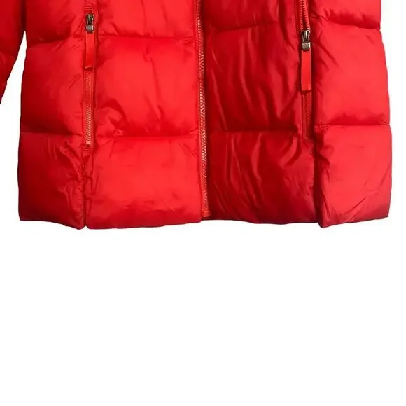 NWT Red Puffer Coat Jacket Removable Hood Size SMALL - Picture 5 of 16